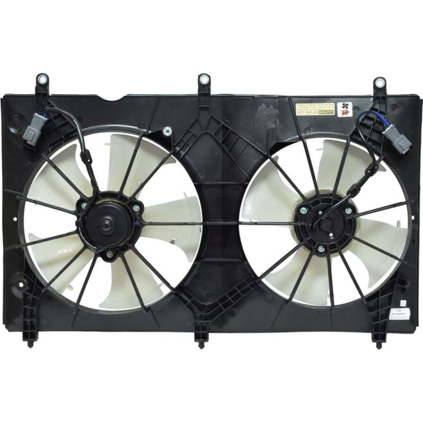 Universal Air Conditioning FA 50225C Dual Radiator and Condenser Fan Assembly -- Radiator-Condenser Fan Assy