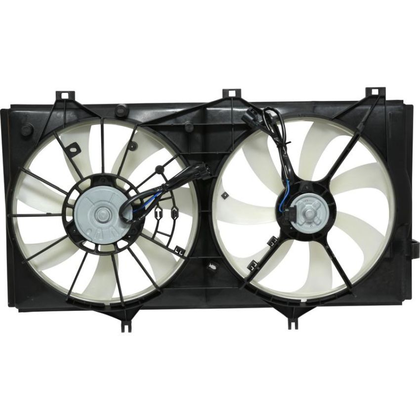 Universal Air Conditioning FA 50235C Dual Radiator and Condenser Fan Assembly -- Radiator-Condenser Fan Assy