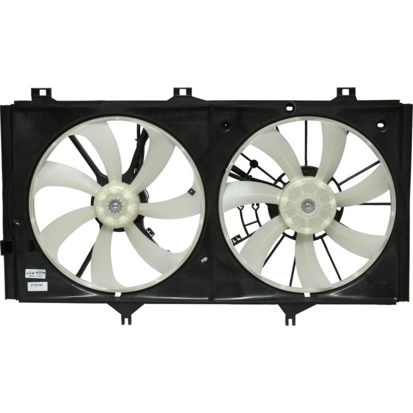 Universal Air Conditioning FA 50235C Dual Radiator and Condenser Fan Assembly -- Radiator-Condenser Fan Assy