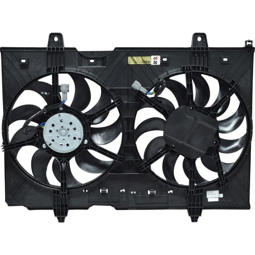 Universal Air Conditioning FA 50239C Dual Radiator and Condenser Fan Assembly -- Radiator-Condenser Fan Assy