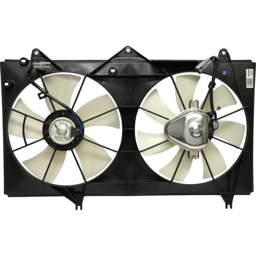 Universal Air Conditioning FA 50256C Dual Radiator and Condenser Fan Assembly -- Radiator-Condenser Fan Assy