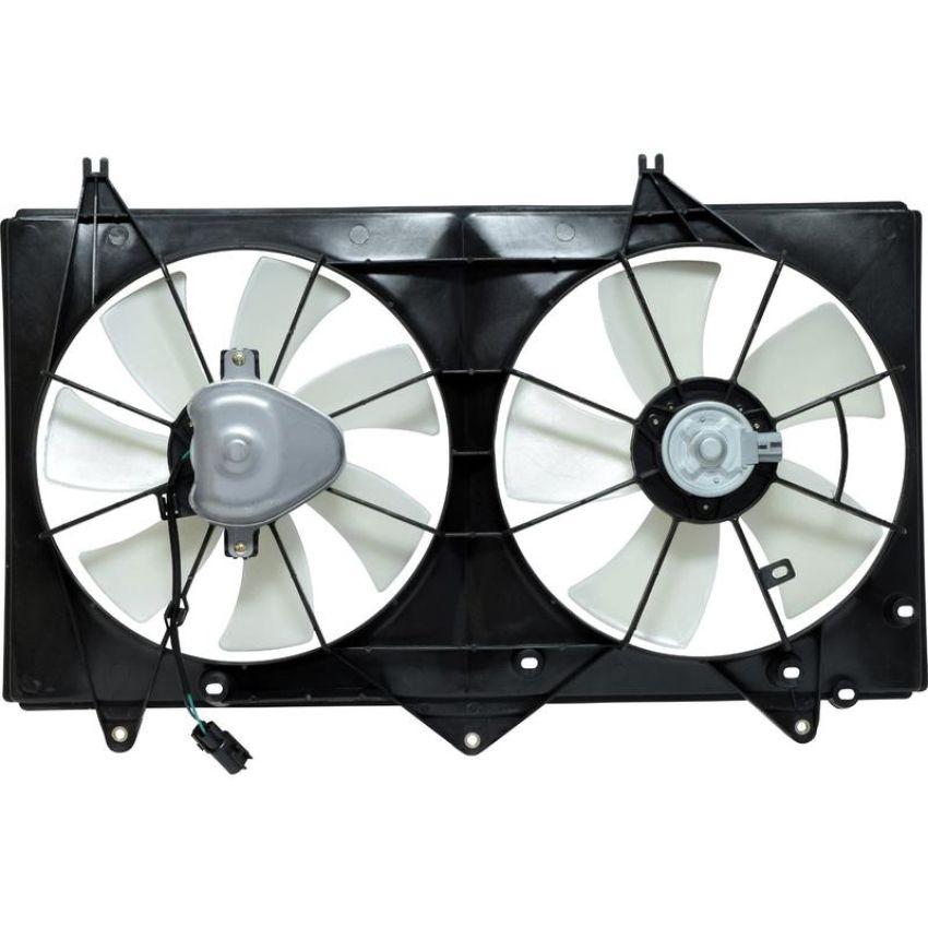 Universal Air Conditioning FA 50256C Dual Radiator and Condenser Fan Assembly -- Radiator-Condenser Fan Assy