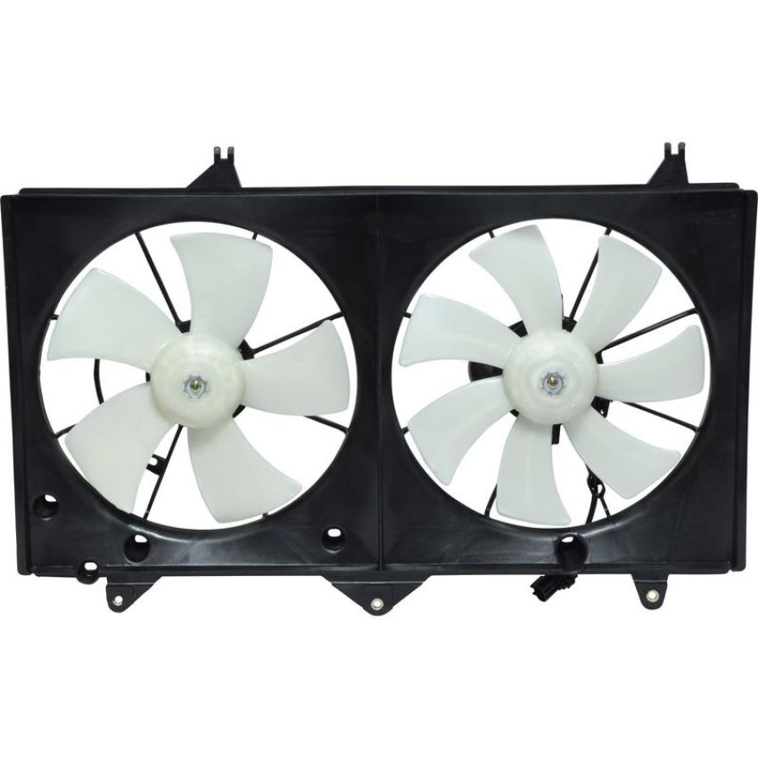 Universal Air Conditioning FA 50256C Dual Radiator and Condenser Fan Assembly -- Radiator-Condenser Fan Assy
