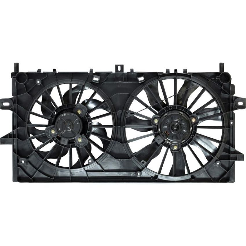 Universal Air Conditioning FA 50257C Dual Radiator and Condenser Fan Assembly -- Radiator-Condenser Fan Assy