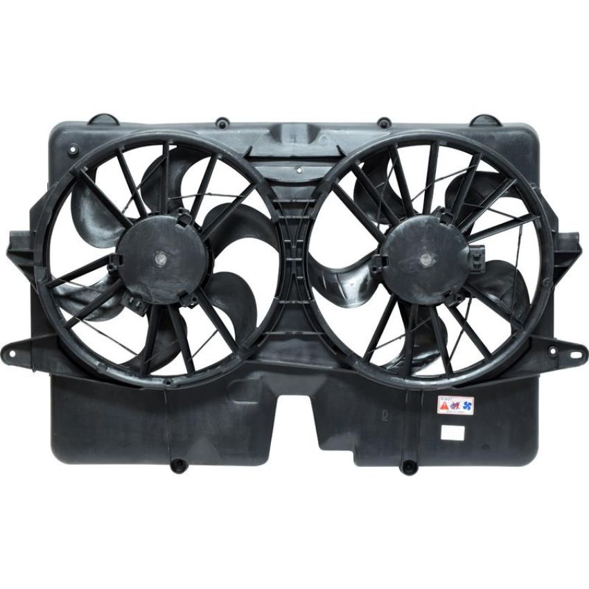 Universal Air Conditioning FA 50261C Dual Radiator and Condenser Fan Assembly -- Radiator-Condenser Fan Assy