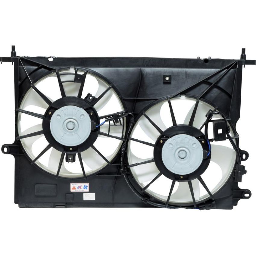 Universal Air Conditioning FA 50264C Dual Radiator and Condenser Fan Assembly -- Radiator-Condenser Fan Assy