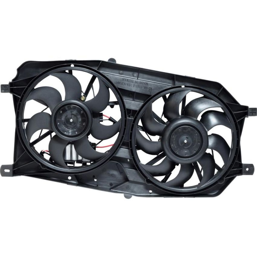 Universal Air Conditioning FA 50266C Dual Radiator and Condenser Fan Assembly -- Radiator-Condenser Fan Assy