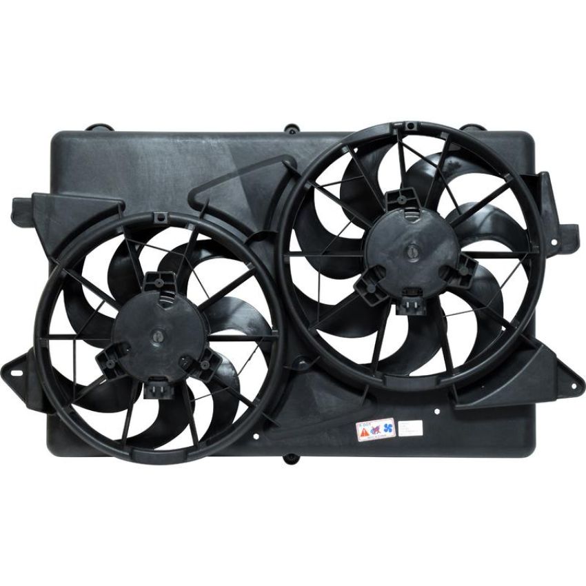 Universal Air Conditioning FA 50267C Dual Radiator and Condenser Fan Assembly -- Radiator-Condenser Fan Assy