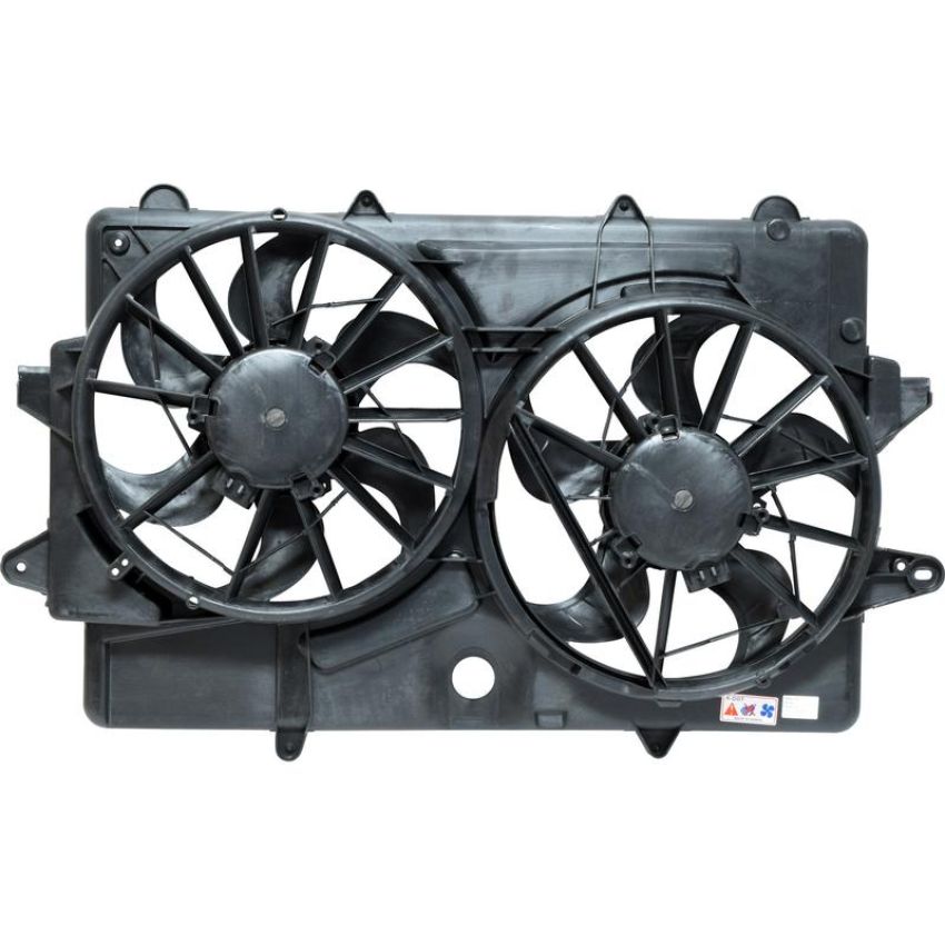 Universal Air Conditioning FA 50274C Dual Radiator and Condenser Fan Assembly -- Radiator-Condenser Fan Assy