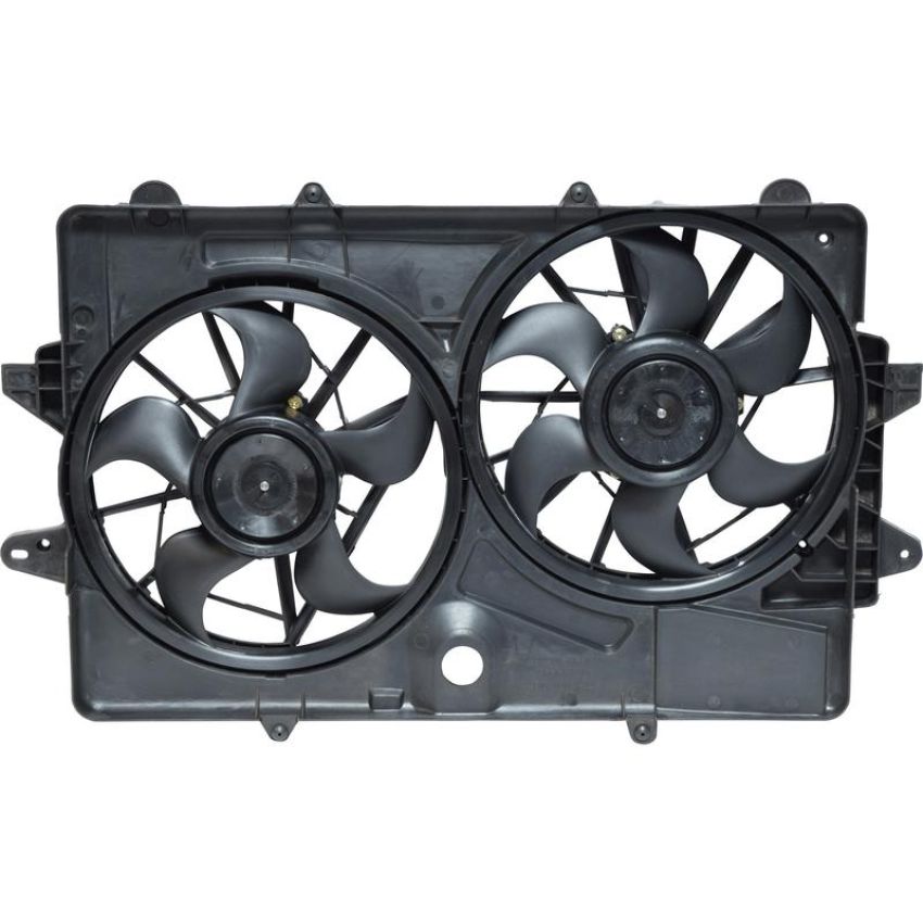 Universal Air Conditioning FA 50274C Dual Radiator and Condenser Fan Assembly -- Radiator-Condenser Fan Assy
