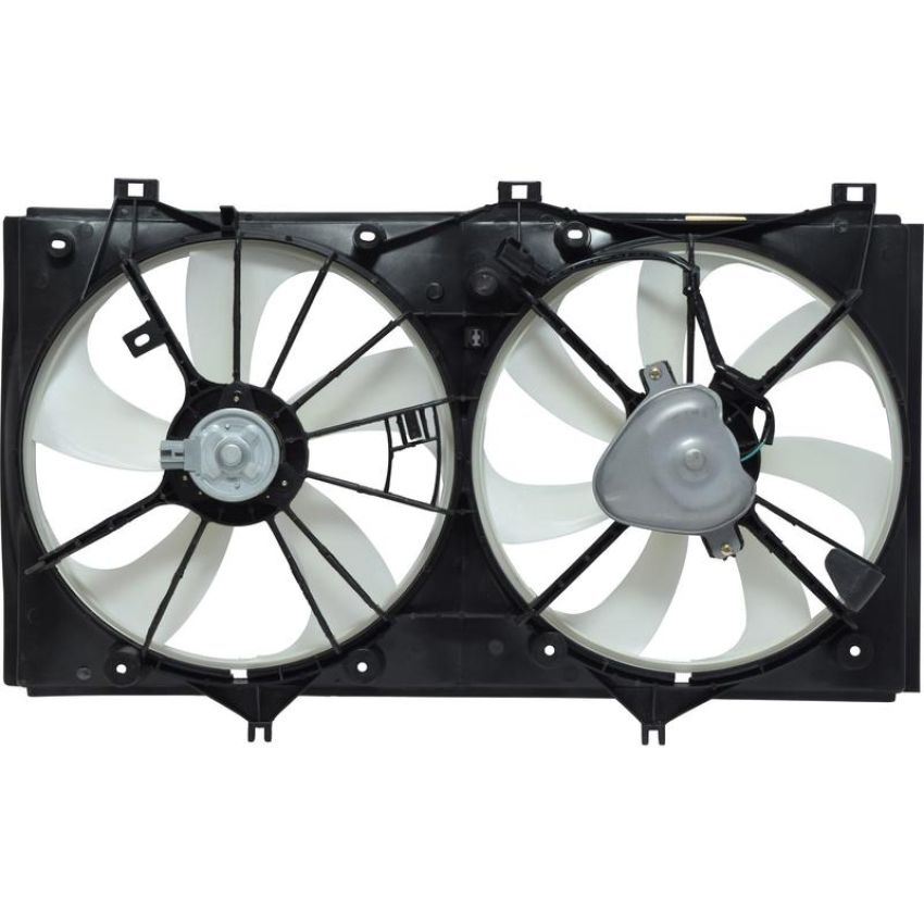 Universal Air Conditioning FA 50276C Dual Radiator and Condenser Fan Assembly -- Radiator-Condenser Fan Assy