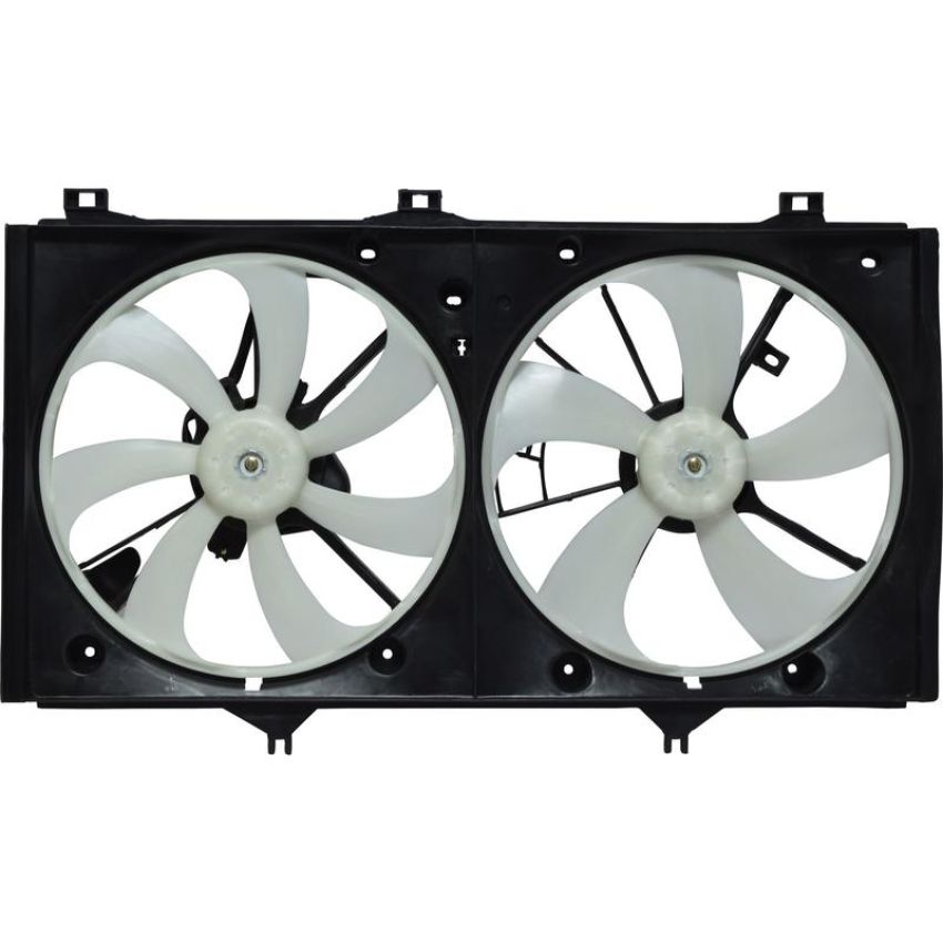Universal Air Conditioning FA 50276C Dual Radiator and Condenser Fan Assembly -- Radiator-Condenser Fan Assy