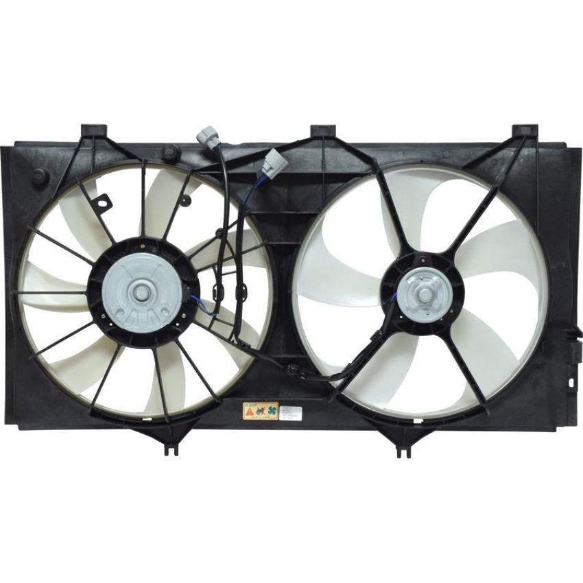 Universal Air Conditioning FA 50277C Dual Radiator and Condenser Fan Assembly -- Radiator-Condenser Fan Assy
