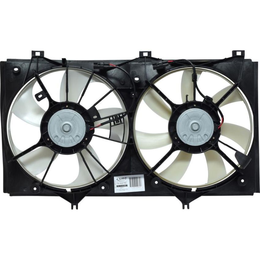 Universal Air Conditioning FA 50278C Dual Radiator and Condenser Fan Assembly -- Radiator-Condenser Fan Assy