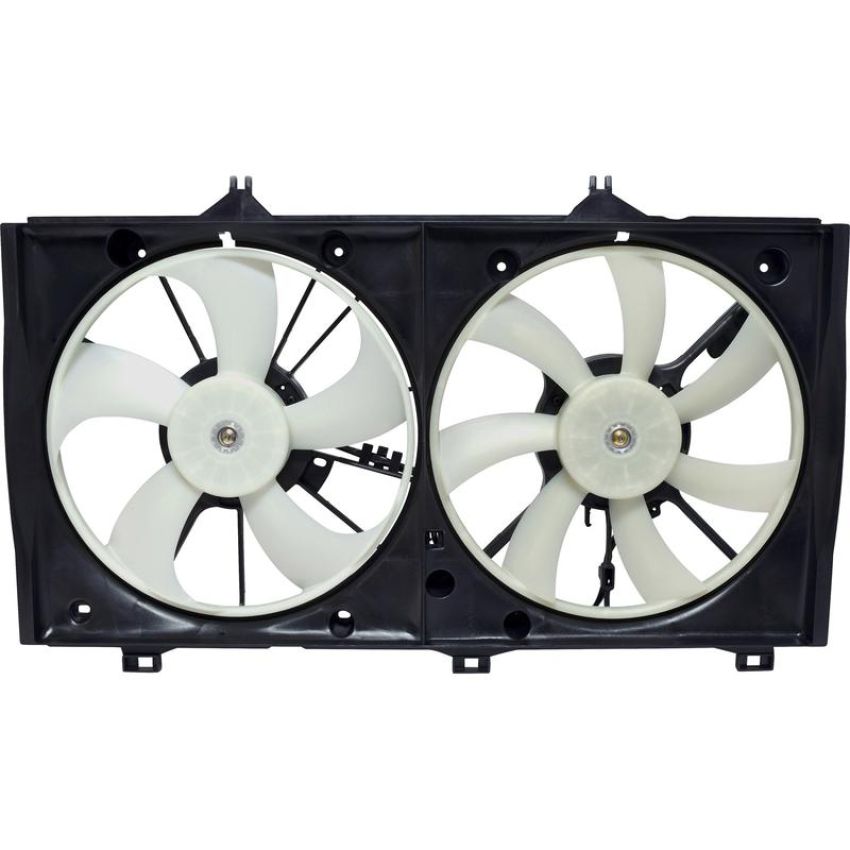 Universal Air Conditioning FA 50278C Dual Radiator and Condenser Fan Assembly -- Radiator-Condenser Fan Assy