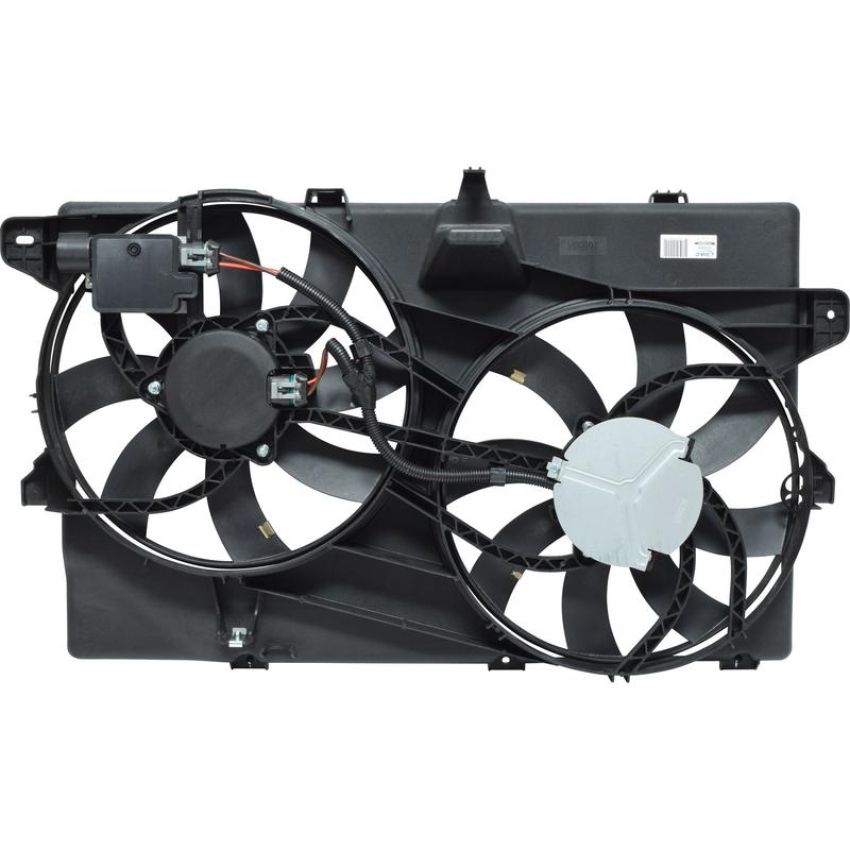 Universal Air Conditioning FA 50283C Dual Radiator and Condenser Fan Assembly -- Radiator-Condenser Fan Assy