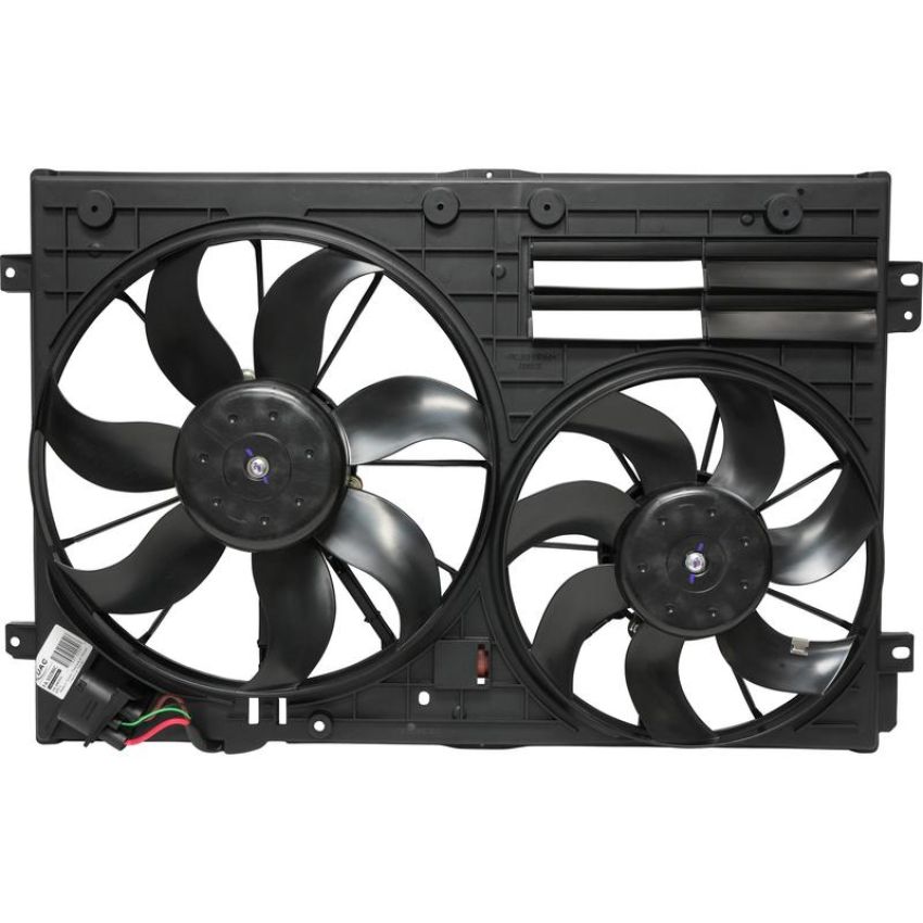 Universal Air Conditioning FA 50286C Dual Radiator and Condenser Fan Assembly -- Radiator-Condenser Fan Assy