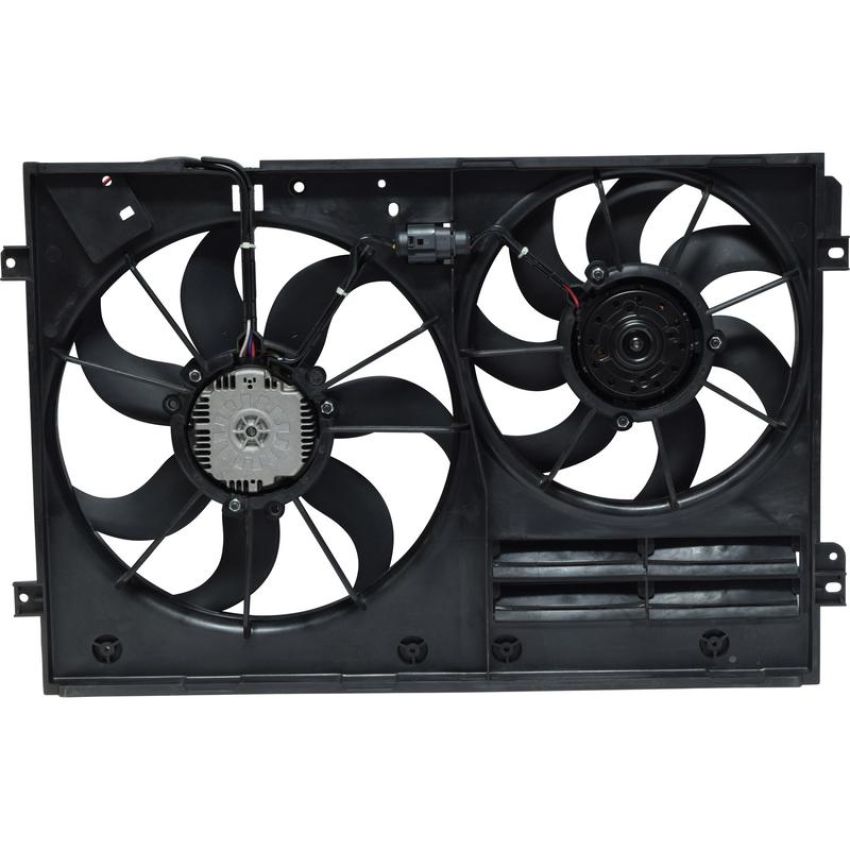 Universal Air Conditioning FA 50286C Dual Radiator and Condenser Fan Assembly -- Radiator-Condenser Fan Assy