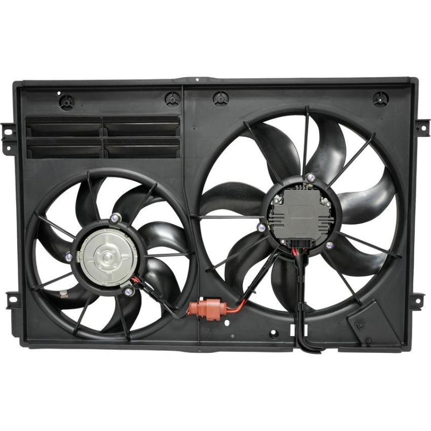 Universal Air Conditioning FA 50286C Dual Radiator and Condenser Fan Assembly -- Radiator-Condenser Fan Assy