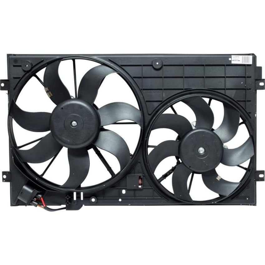 Universal Air Conditioning FA 50287C Dual Radiator and Condenser Fan Assembly -- Radiator-Condenser Fan Assy