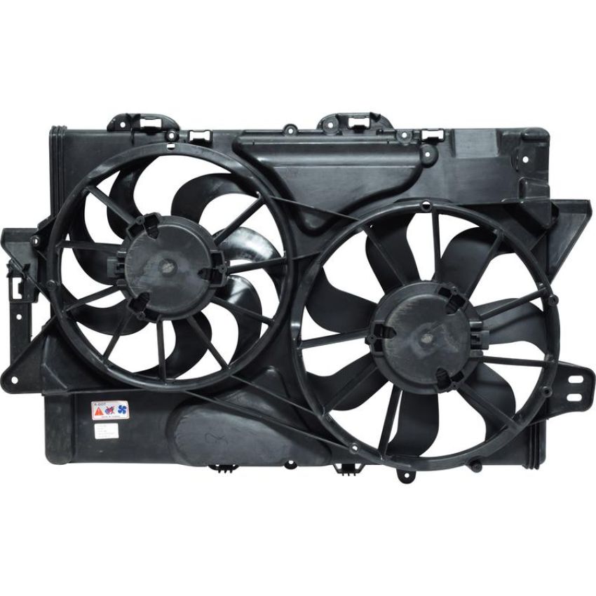 Universal Air Conditioning FA 50288C Dual Radiator and Condenser Fan Assembly -- Radiator-Condenser Fan Assy