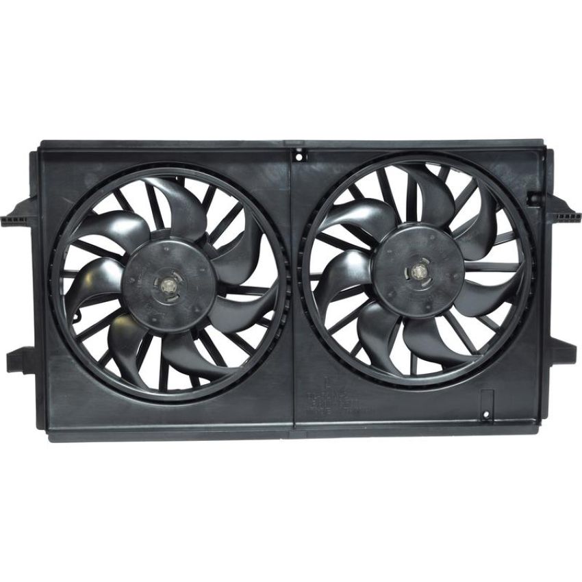 Universal Air Conditioning FA 50291C Dual Radiator and Condenser Fan Assembly -- Radiator-Condenser Fan Assy