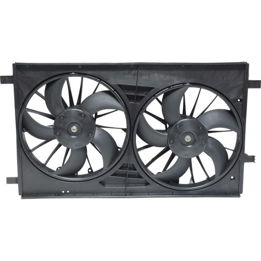 Universal Air Conditioning FA 50292C Dual Radiator and Condenser Fan Assembly -- Radiator-Condenser Fan Assy
