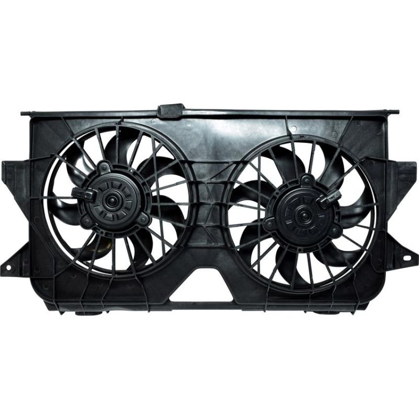 Universal Air Conditioning FA 50297C Dual Radiator and Condenser Fan Assembly -- Radiator-Condenser Fan Assy