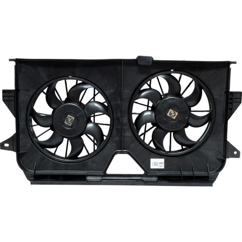 Universal Air Conditioning FA 50297C Dual Radiator and Condenser Fan Assembly -- Radiator-Condenser Fan Assy