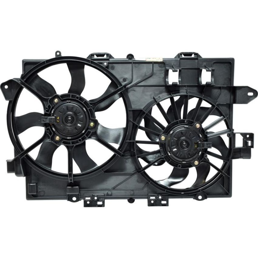 Universal Air Conditioning FA 50300C Dual Radiator and Condenser Fan Assembly -- Radiator-Condenser Fan Assy