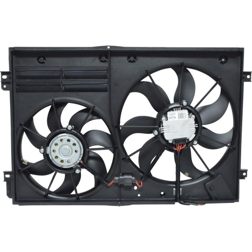 Universal Air Conditioning FA 50304C Dual Radiator and Condenser Fan Assembly -- Radiator-Condenser Fan Assy