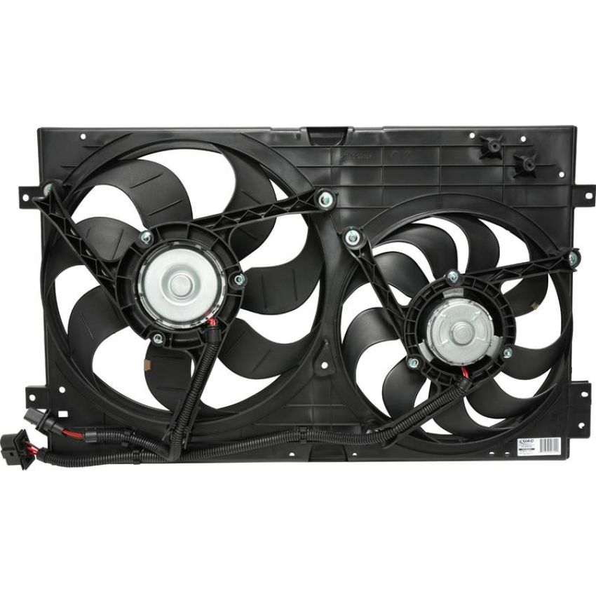 Universal Air Conditioning FA 50312C Dual Radiator and Condenser Fan Assembly -- Radiator-Condenser Fan Assy