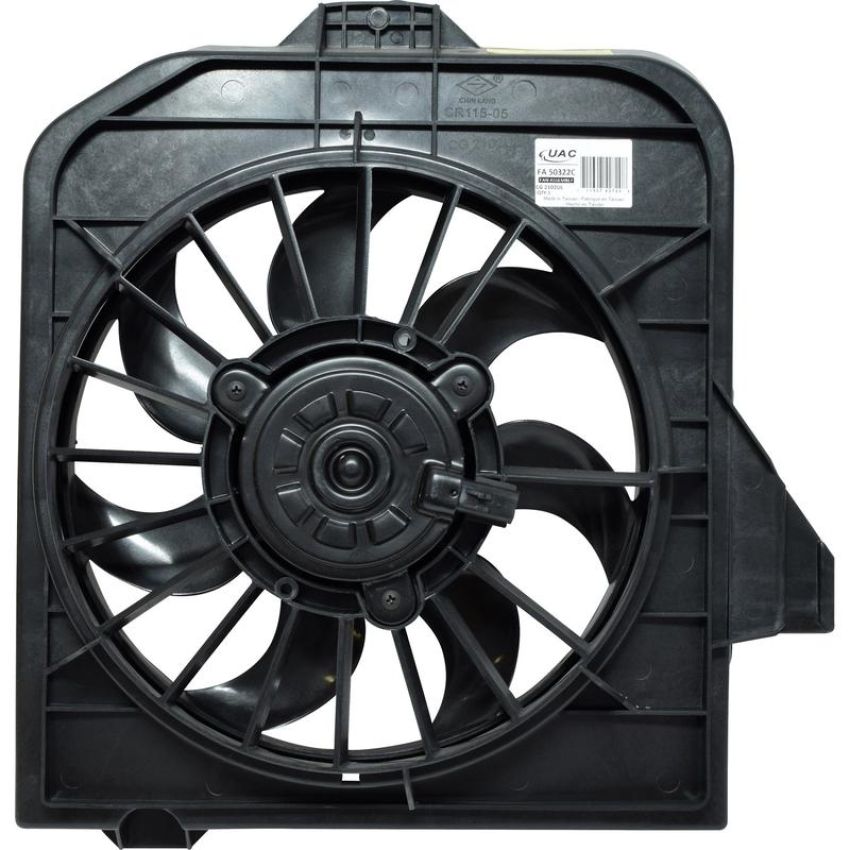 Universal Air Conditioning FA 50322C Engine Cooling Fan Assembly -- Condenser Fan