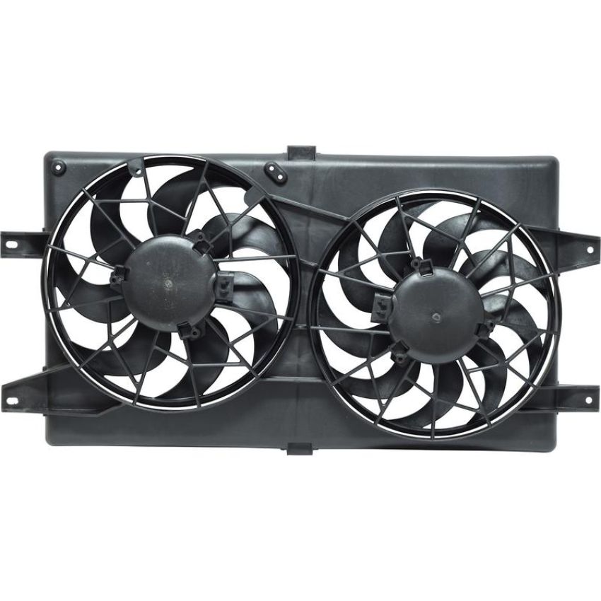 Universal Air Conditioning FA 50334C Dual Radiator and Condenser Fan Assembly -- Radiator-Condenser Fan Assy