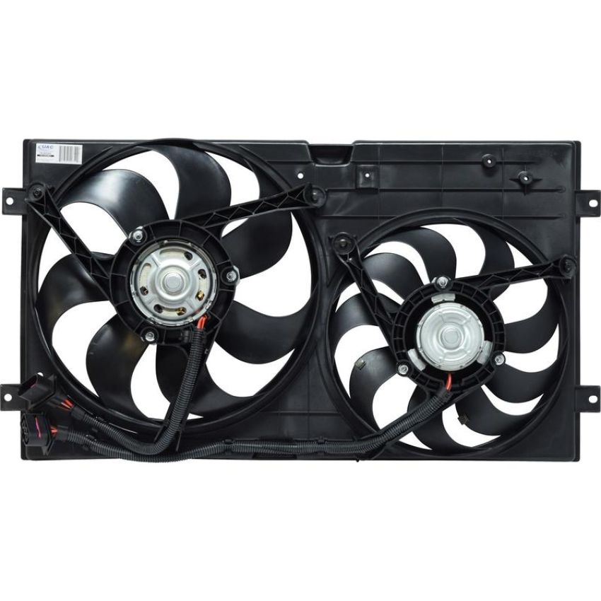 Universal Air Conditioning FA 50338C Dual Radiator and Condenser Fan Assembly -- Radiator-Condenser Fan Assy
