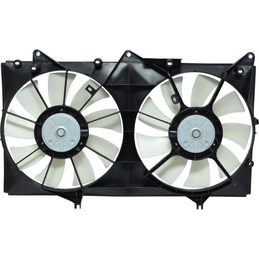 Universal Air Conditioning FA 50339C Dual Radiator and Condenser Fan Assembly -- Radiator-Condenser Fan Assy