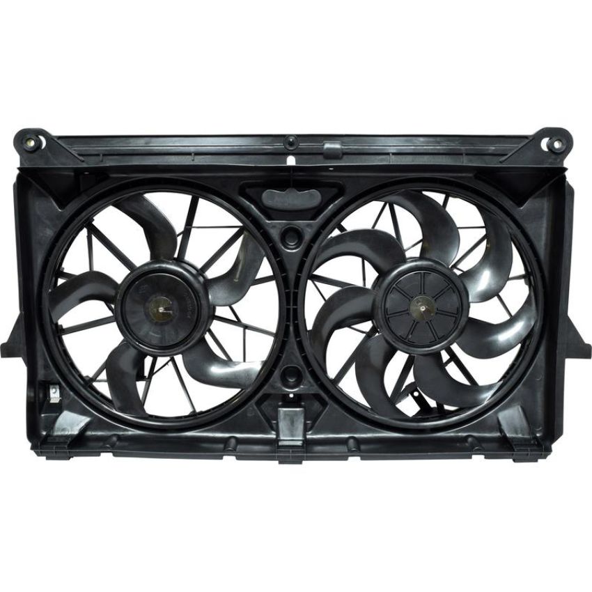 Universal Air Conditioning FA 50343C Dual Radiator and Condenser Fan Assembly -- Radiator-Condenser Fan Assy