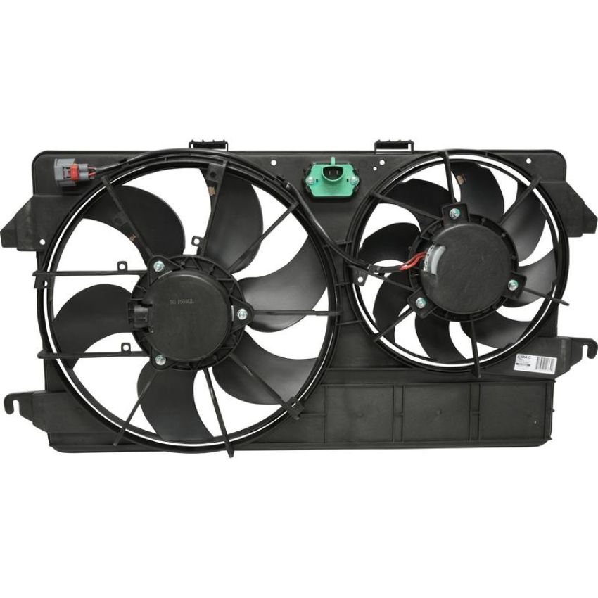Universal Air Conditioning FA 50344C Dual Radiator and Condenser Fan Assembly -- Radiator-Condenser Fan Assy