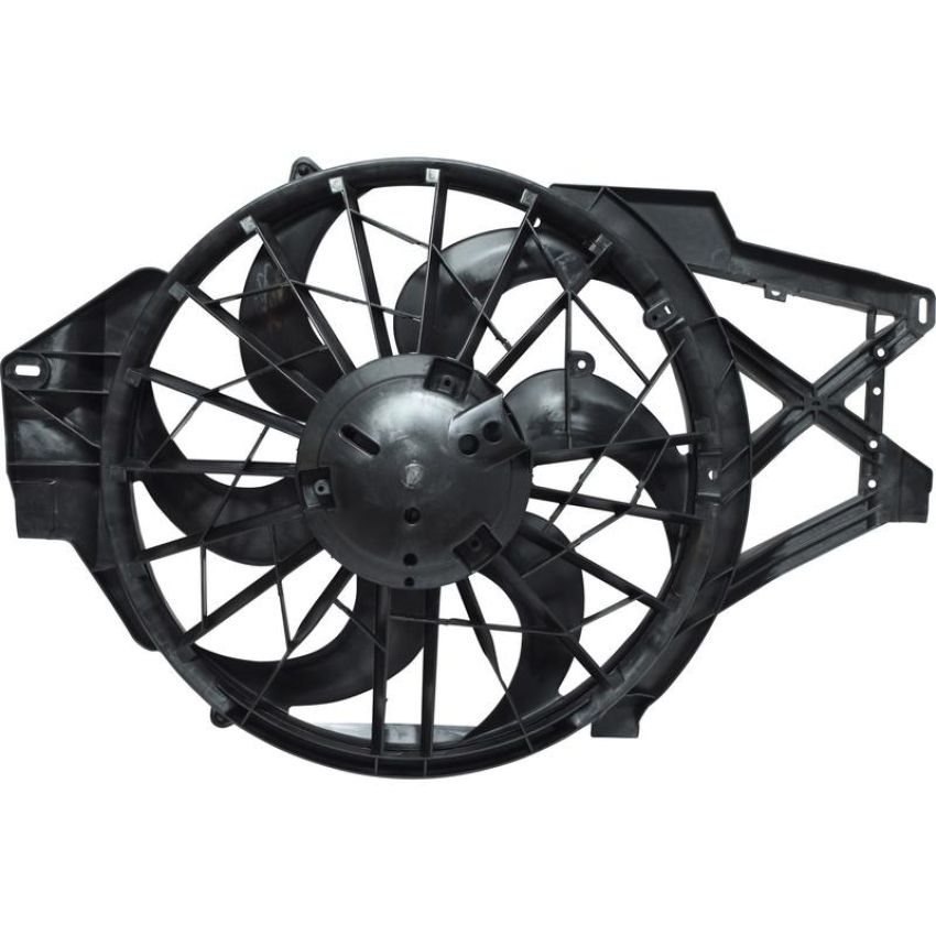 Universal Air Conditioning FA 50347C Dual Radiator and Condenser Fan Assembly -- Radiator-Condenser Fan Assy