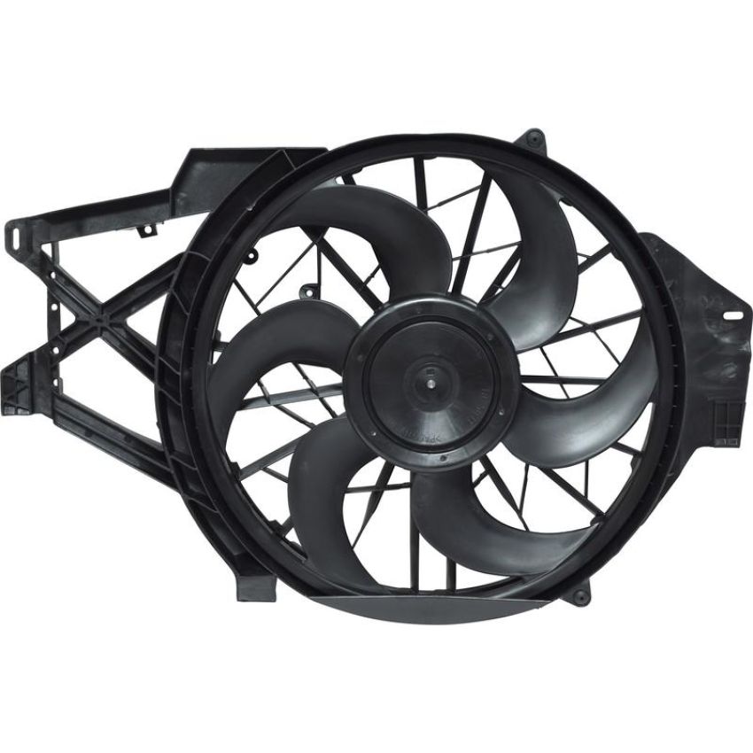 Universal Air Conditioning FA 50347C Dual Radiator and Condenser Fan Assembly -- Radiator-Condenser Fan Assy