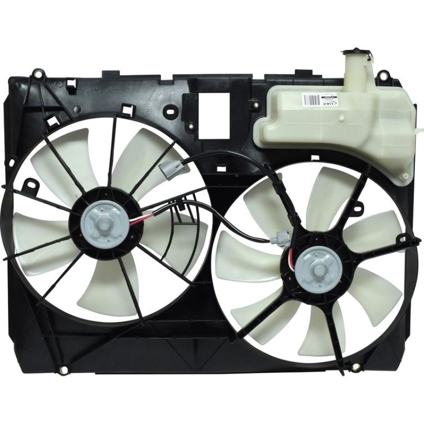 Universal Air Conditioning FA 50350C Dual Radiator and Condenser Fan Assembly -- Radiator-Condenser Fan Assy