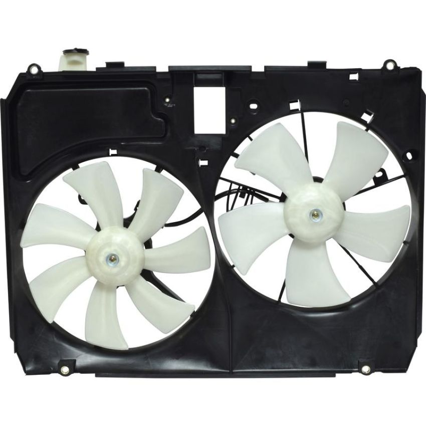 Universal Air Conditioning FA 50350C Dual Radiator and Condenser Fan Assembly -- Radiator-Condenser Fan Assy