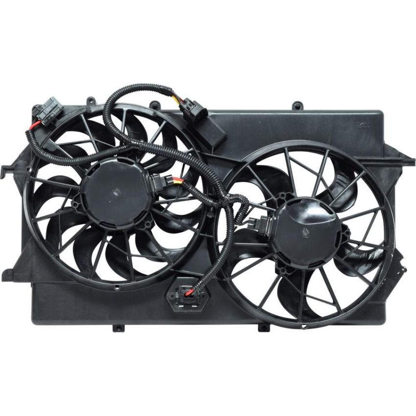 Universal Air Conditioning FA 50362C Dual Radiator and Condenser Fan Assembly -- Radiator-Condenser Fan Assy