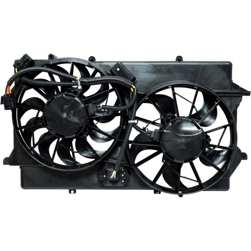 Universal Air Conditioning FA 50362C Dual Radiator and Condenser Fan Assembly -- Radiator-Condenser Fan Assy