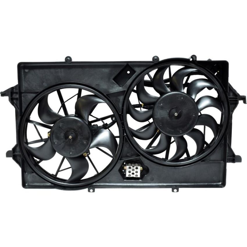 Universal Air Conditioning FA 50362C Dual Radiator and Condenser Fan Assembly -- Radiator-Condenser Fan Assy