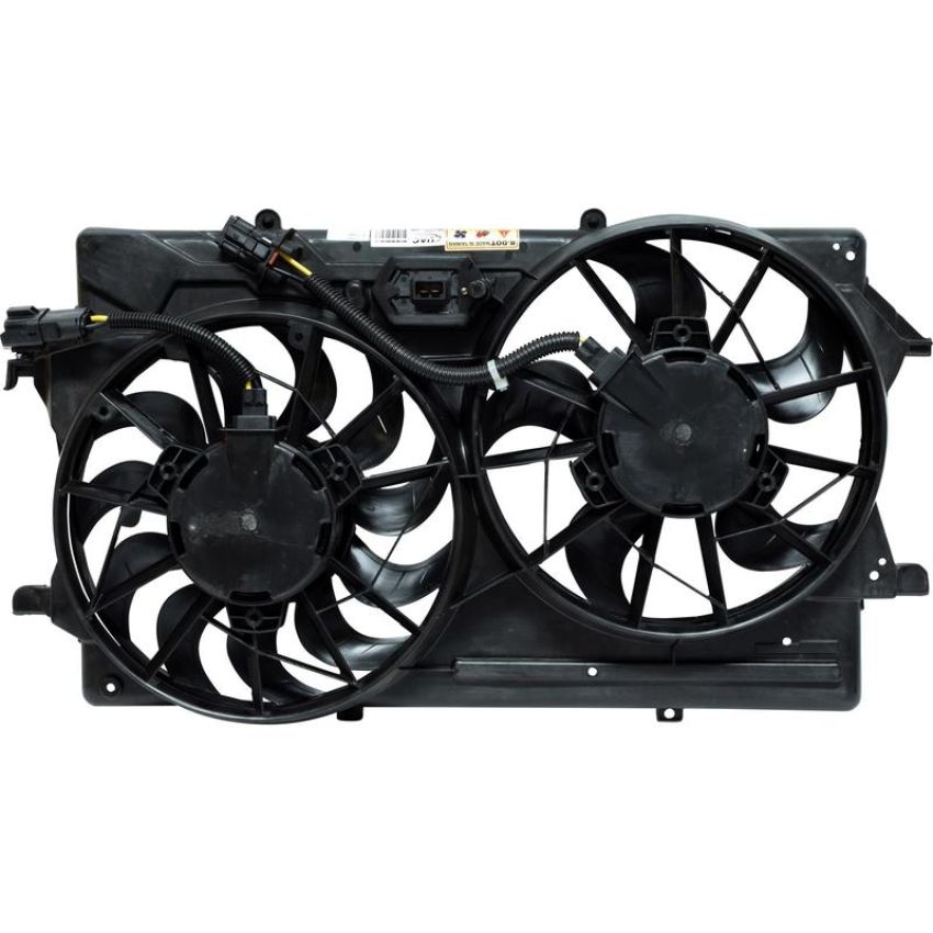 Universal Air Conditioning FA 50366C Dual Radiator and Condenser Fan Assembly -- Radiator-Condenser Fan Assy