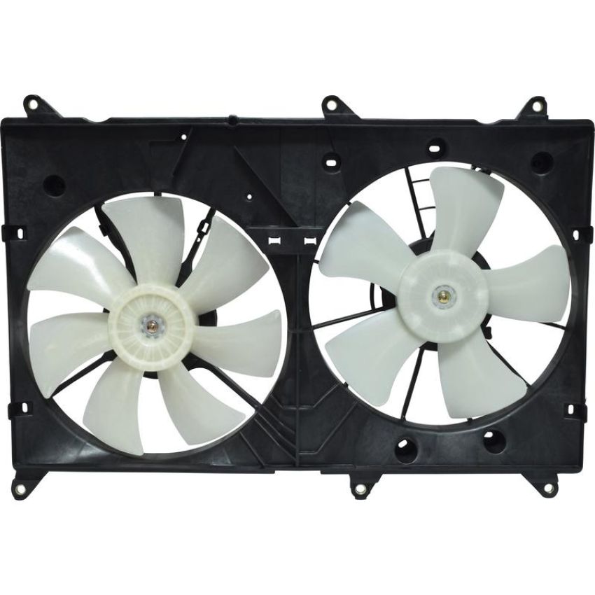 Universal Air Conditioning FA 50368C Dual Radiator and Condenser Fan Assembly -- Radiator-Condenser Fan Assy