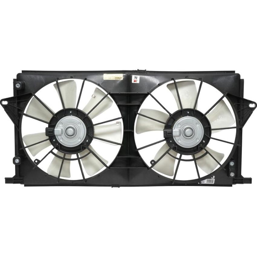 Universal Air Conditioning FA 50373C Dual Radiator and Condenser Fan Assembly -- Radiator-Condenser Fan Assy