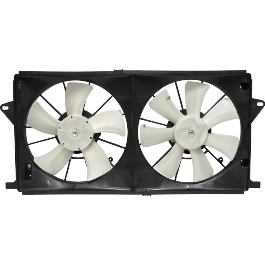 Universal Air Conditioning FA 50373C Dual Radiator and Condenser Fan Assembly -- Radiator-Condenser Fan Assy