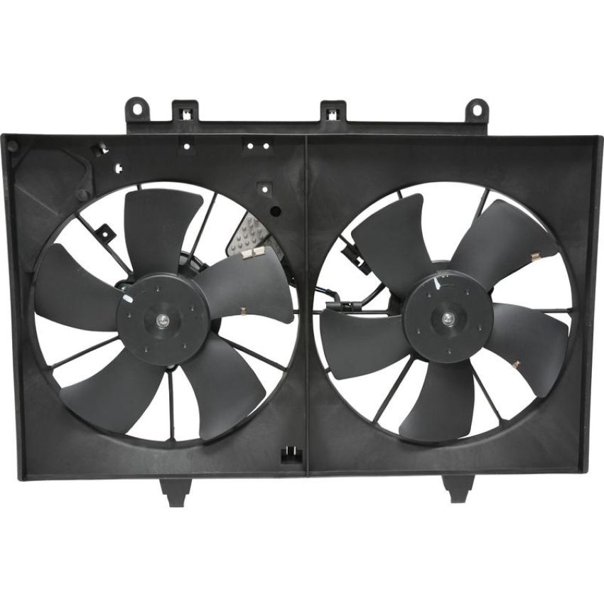 Universal Air Conditioning FA 50374C Dual Radiator and Condenser Fan Assembly -- Radiator-Condenser Fan Assy